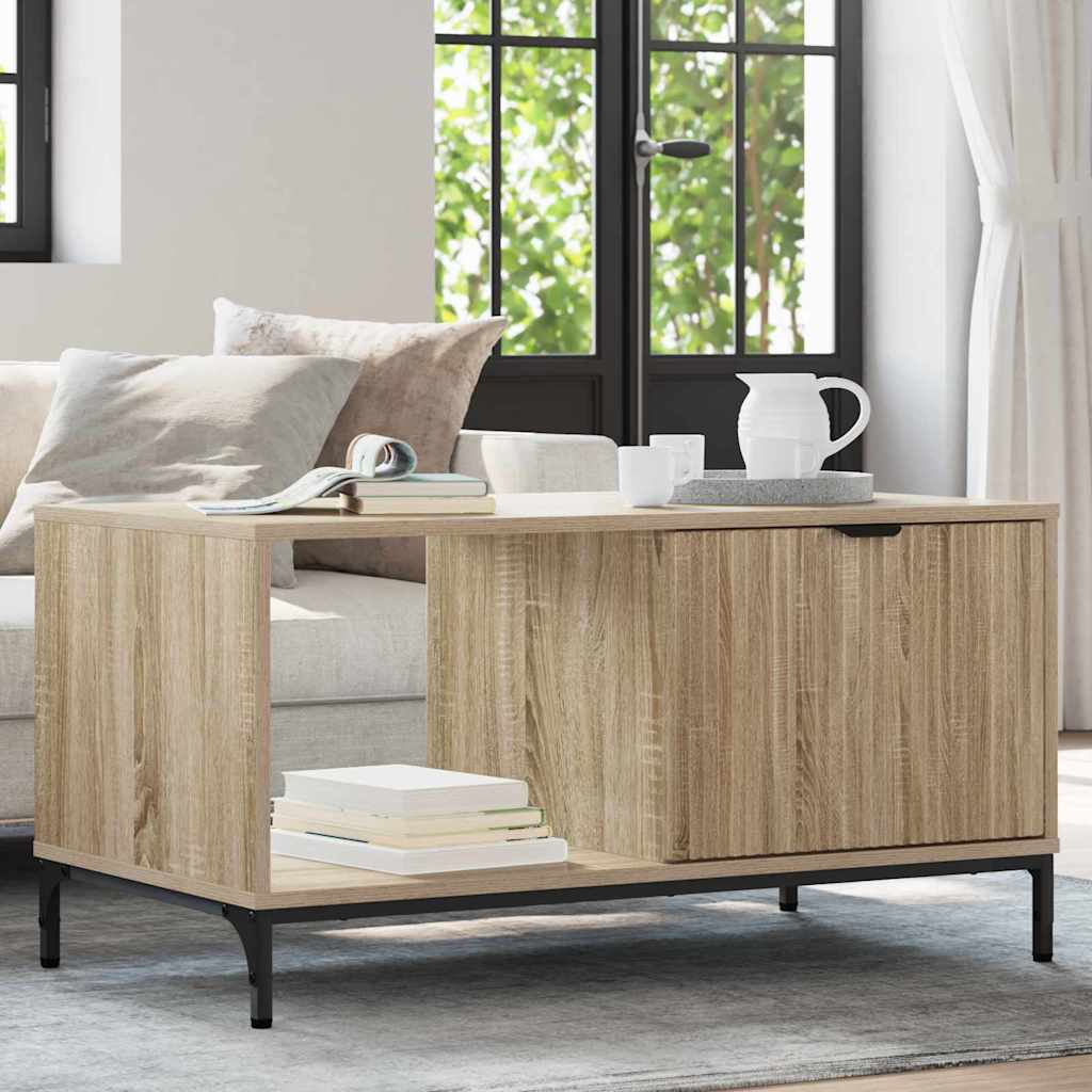 Kava Stol Sonoma hrast 90 x 49 x 46 cm Konstruirano drvo