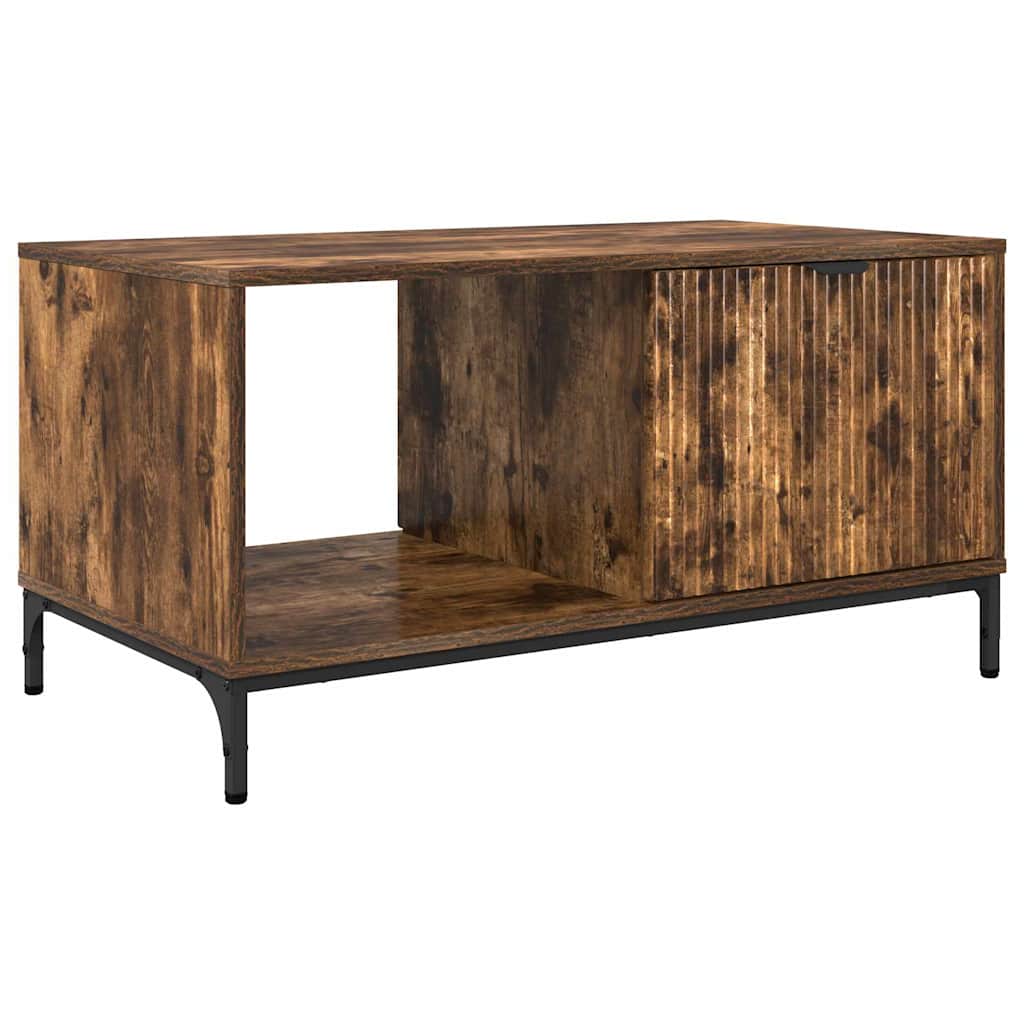 Kava Stol Dimljeni hrast 90 x 49 x 46 cm Konstruirano drvo
