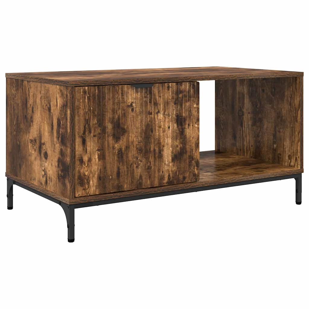 Kava Stol Dimljeni hrast 90 x 49 x 46 cm Konstruirano drvo