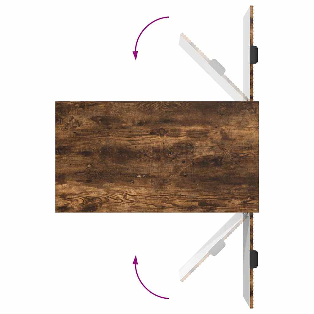 Kava Stol Dimljeni hrast 90 x 49 x 46 cm Konstruirano drvo