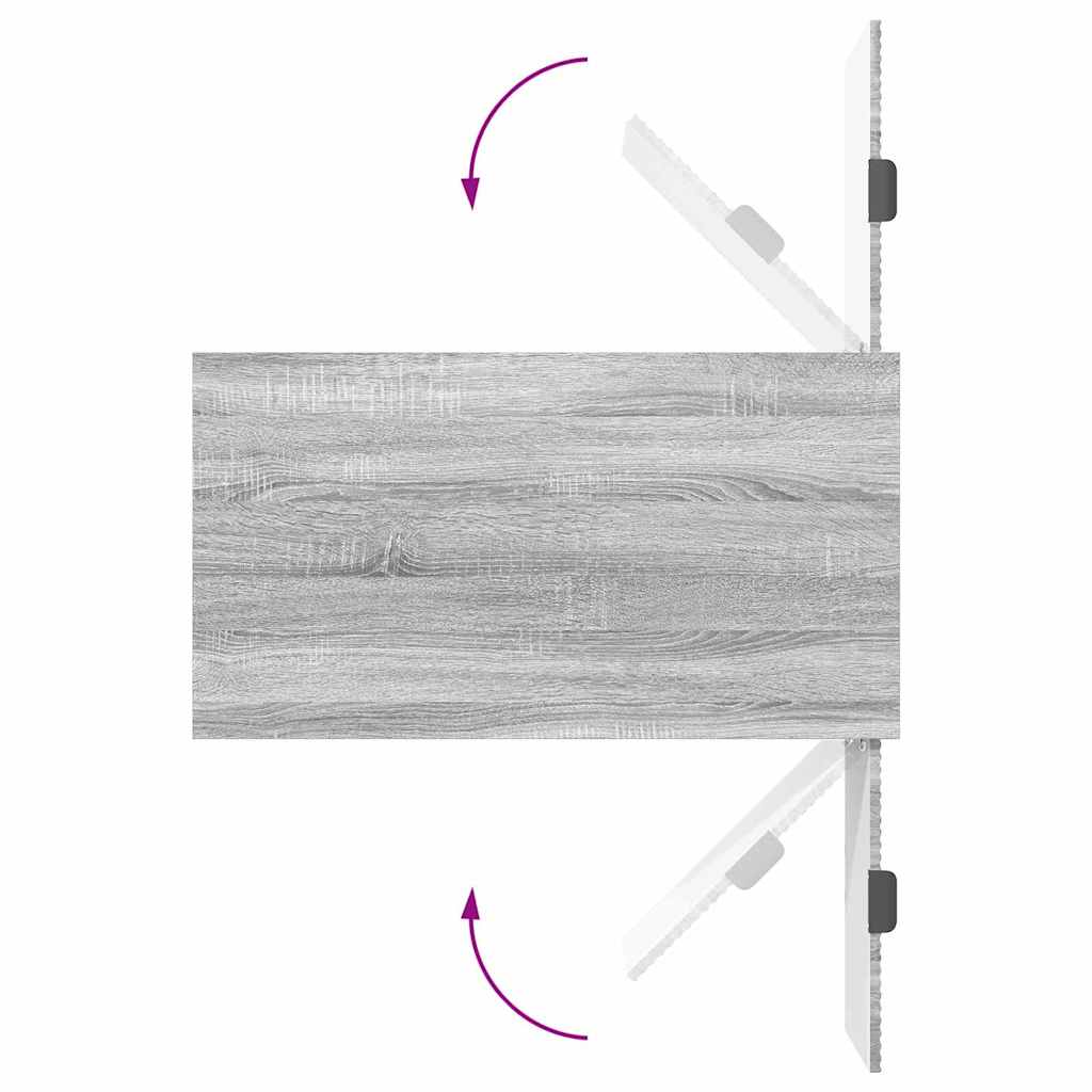 Kava Stol Siva Sonoma 90 x 49 x 46 cm Konstruirano drvo