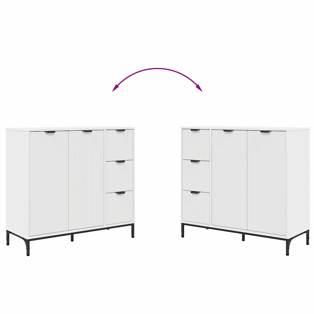 Kreveta s ladicama Bijelo 89,5 x 33 x 82 cm Konstruirano drvo