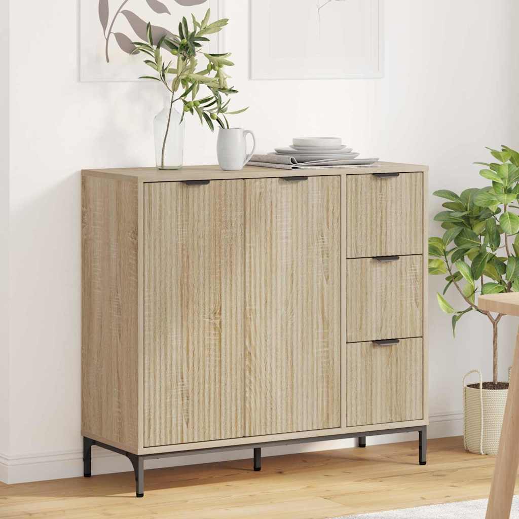Kreveta Sonoma hrast 89,5 x 33 x 82 cm Konstruirano drvo