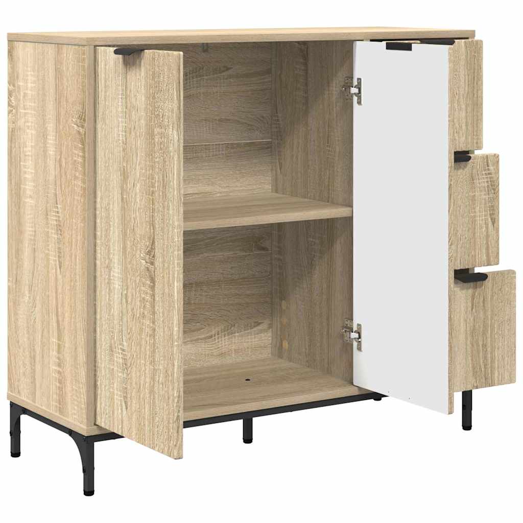 Kreveta Sonoma hrast 89,5 x 33 x 82 cm Konstruirano drvo