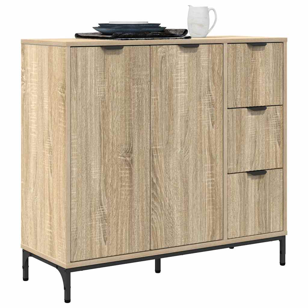 Kreveta Sonoma hrast 89,5 x 33 x 82 cm Konstruirano drvo