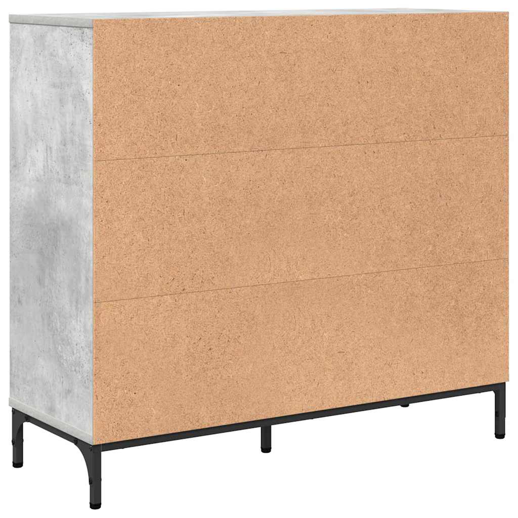 Kreveta Betonski sivi 89,5 x 33 x 82 cm Konstruirano drvo