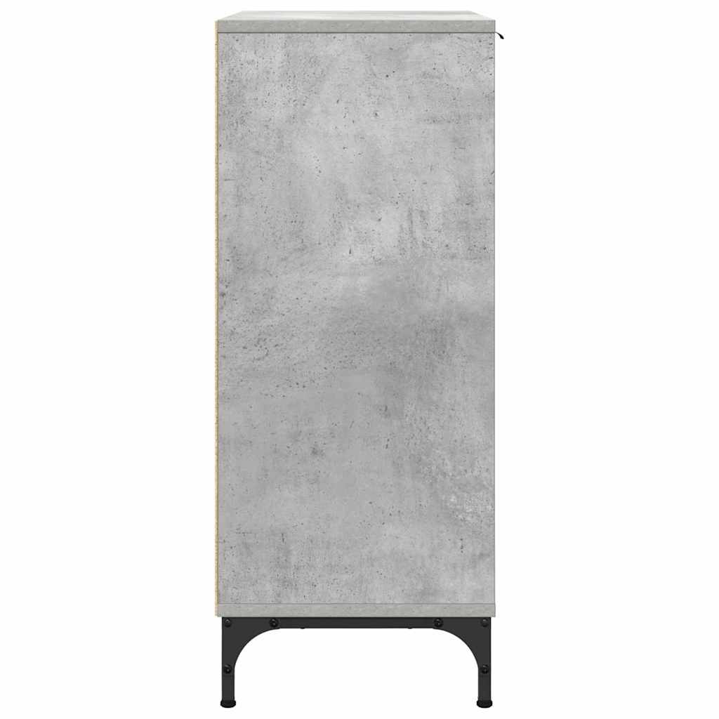 Kreveta Betonski sivi 89,5 x 33 x 82 cm Konstruirano drvo