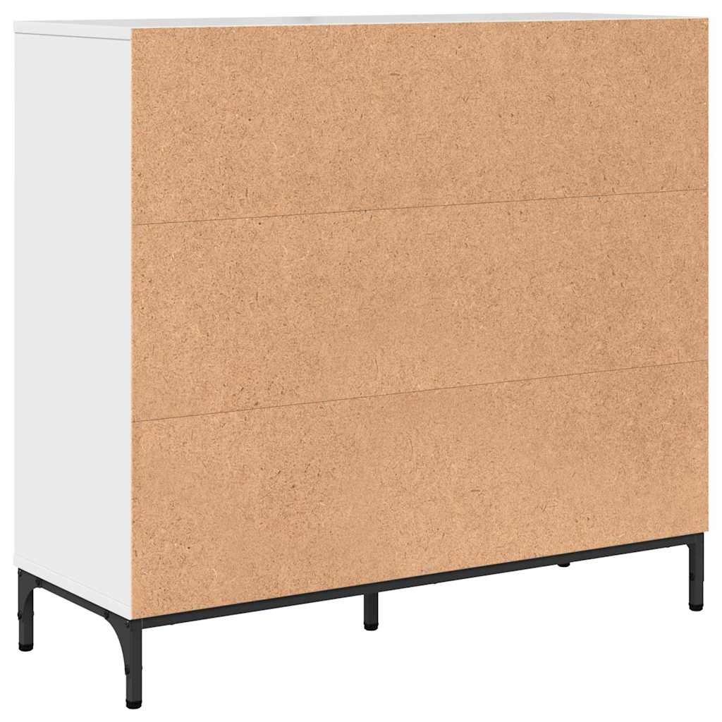 Kreveta Visoki sjaj bijela 89,5 x 33 x 82 cm Konstruirano drvo