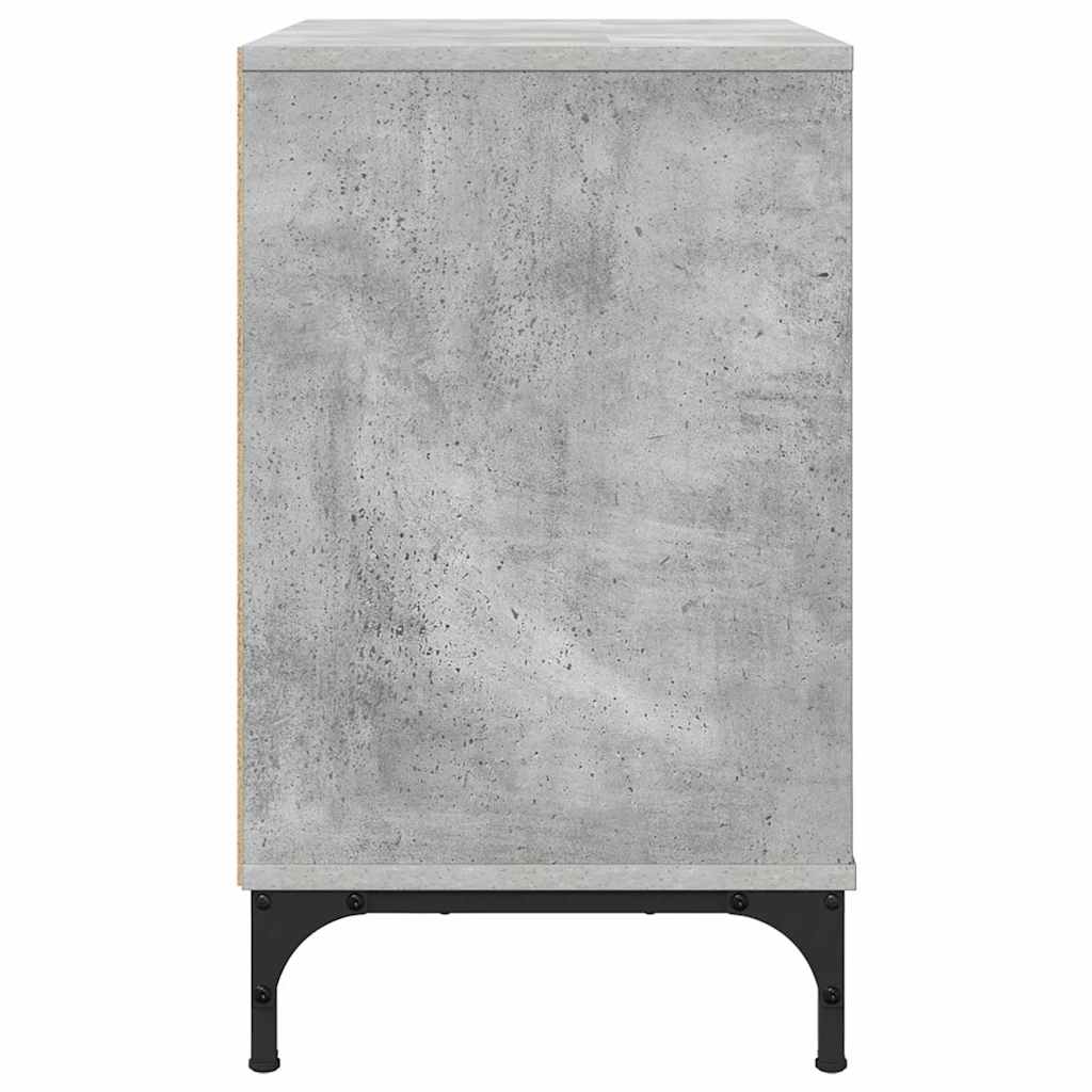 Noćni ormarić Beton siva 63.5 x 36 x 61 cm Konstruirano drvo