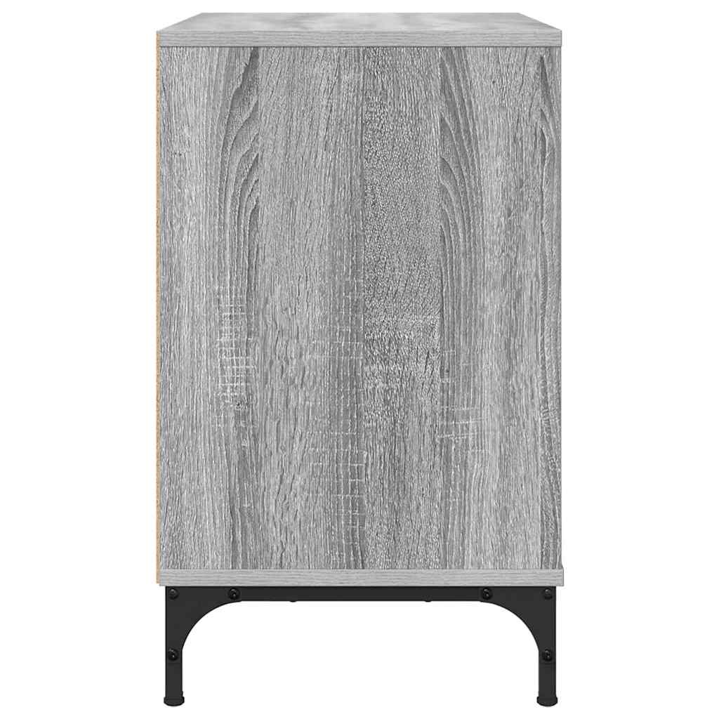 Noćni ormarić s ladicama Sivi hrast sonoma 63.5 x 36 x 61 cm