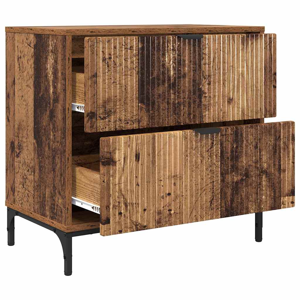 Noćni ormarić Staro drvo 63.5 x 36 x 61 cm Konstruirano drvo