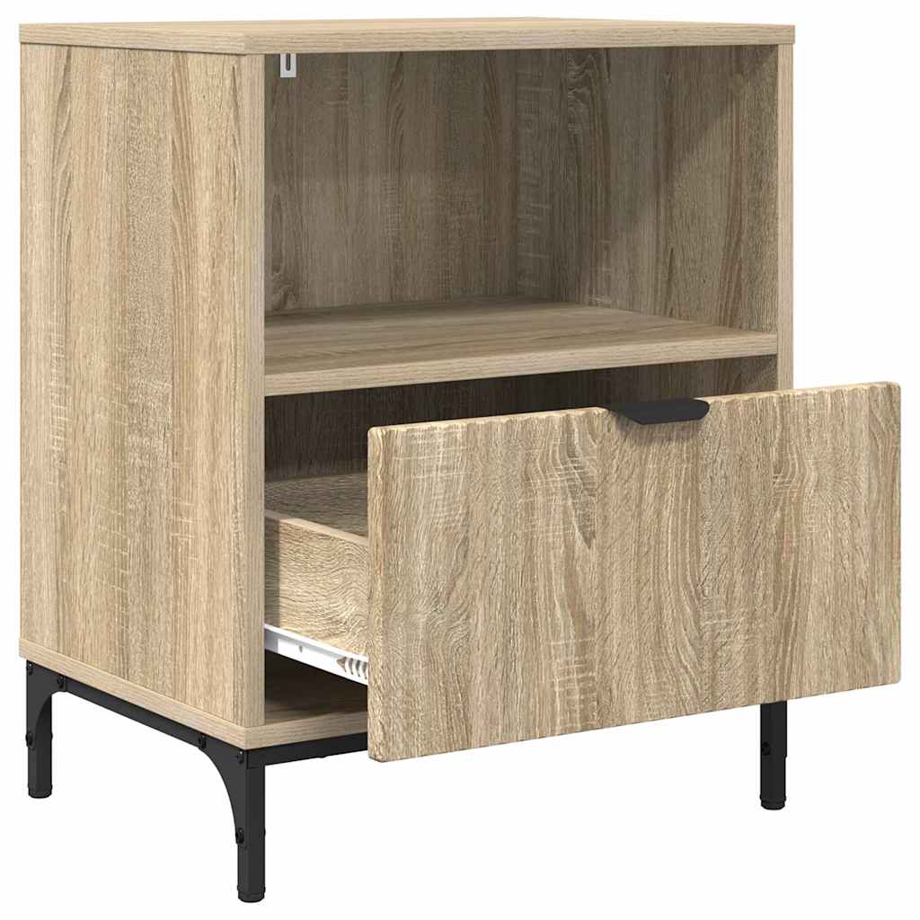 Noćni ormar sonoma hrast 49 x 36 x 61 cm Konstruirano drvo