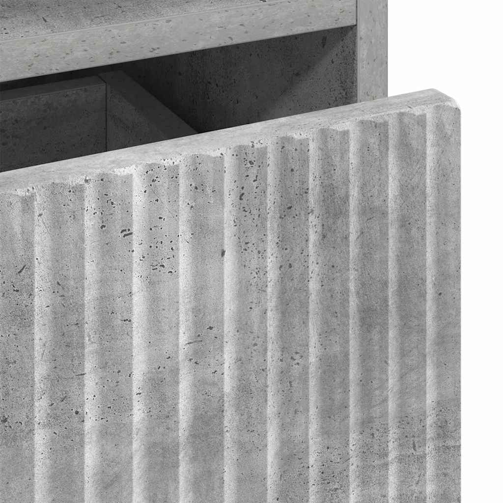 Noćni ormar 2 pcs Beton siva 49 x 36 x 61 cm Konstruirano drvo