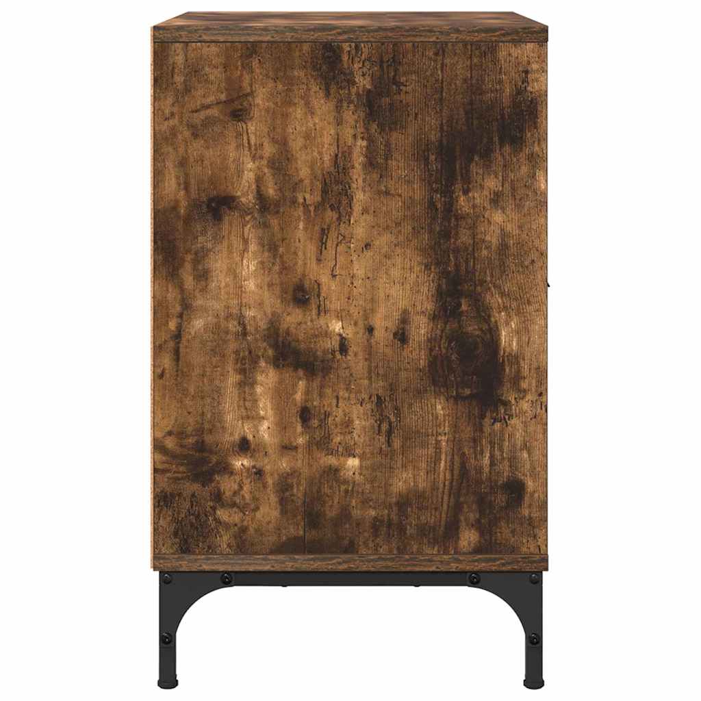 Noćni ormar s ladicama 2 pcs Dimljeni hrast 49 x 36 x 61 cm