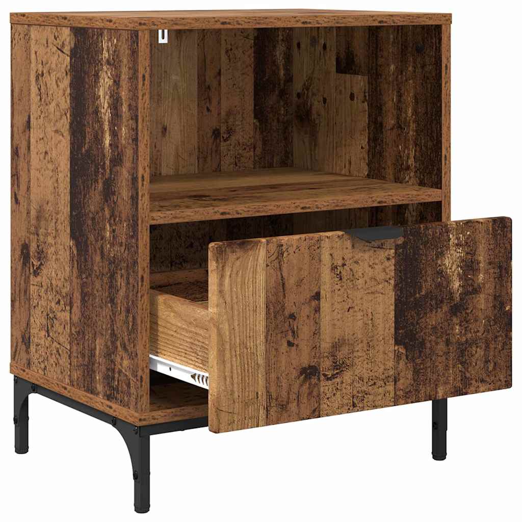Noćni ormar Staro drvo 49 x 36 x 61 cm Konstruirano drvo