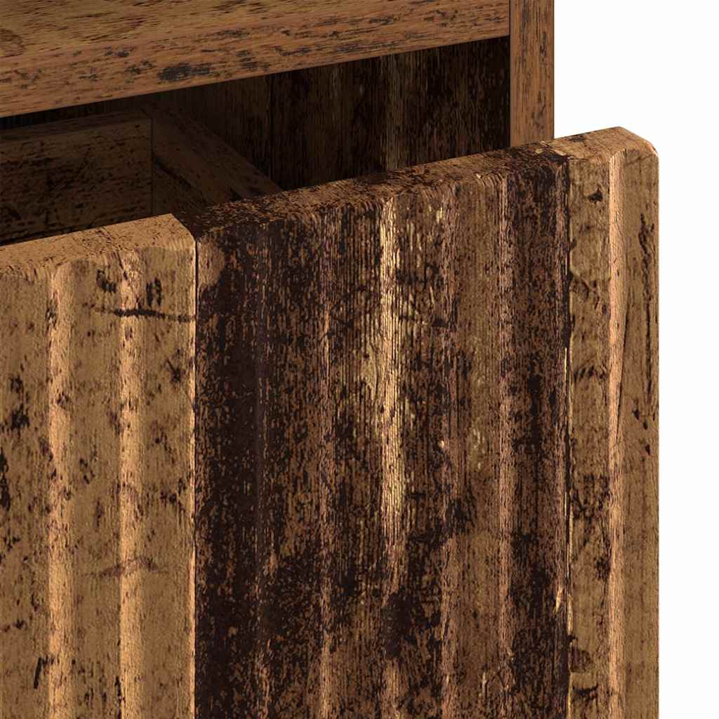 Noćni ormar 2 pcs Staro drvo 49 x 36 x 61 cm Konstruirano drvo