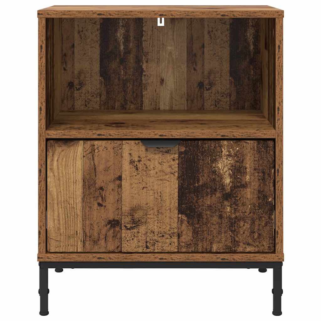 Noćni ormar 2 pcs Staro drvo 49 x 36 x 61 cm Konstruirano drvo