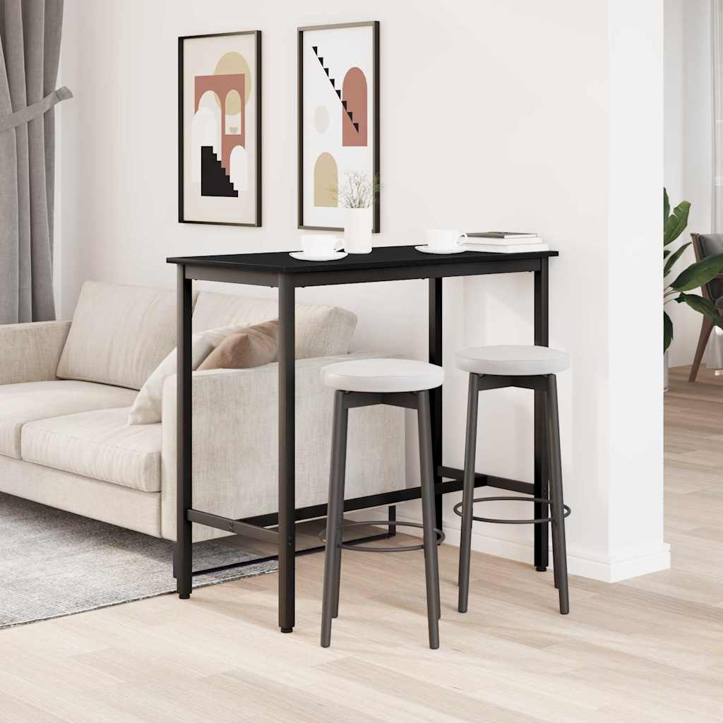 stol Crni hrast 100 x 50 x 90,5 cm Inženjerska drva i čelik