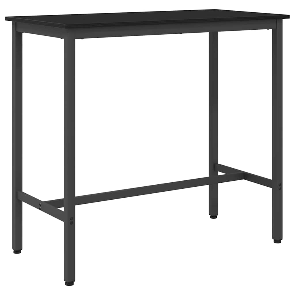 stol Crni hrast 100 x 50 x 90,5 cm Inženjerska drva i čelik