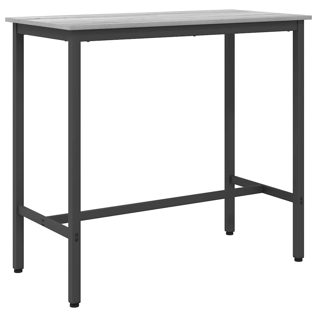 stol Siva Sonoma 100 x 50 x 90,5 cm Inženjerska drva i čelik
