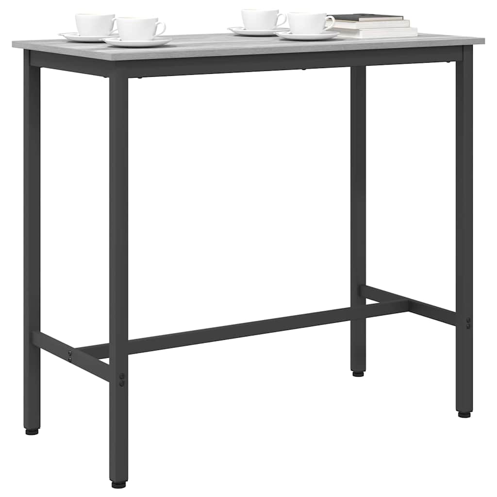 stol Siva Sonoma 100 x 50 x 90,5 cm Inženjerska drva i čelik