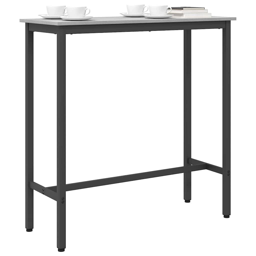 stol Siva Sonoma 100 x 40 x 100,5 cm Inženjerska drva i čelik