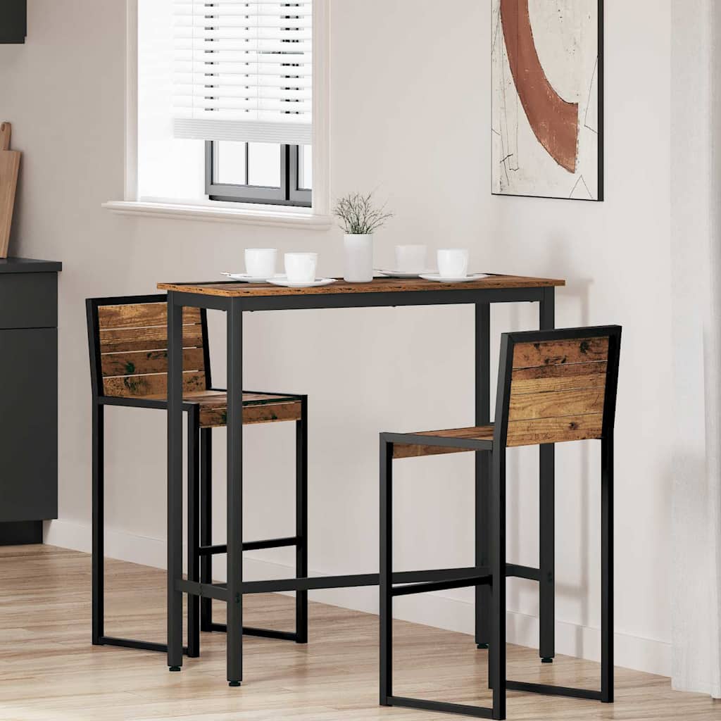 stol Staro drvo 100 x 40 x 100,5 cm Inženjerska drva i čelik