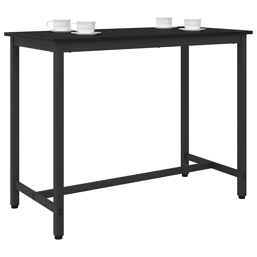 stol Crni hrast 100 x 50 x 76,5 cm Inženjerska drva i čelik