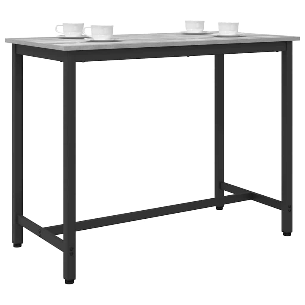 stol Siva Sonoma 100 x 50 x 76,5 cm Inženjerska drva i čelik