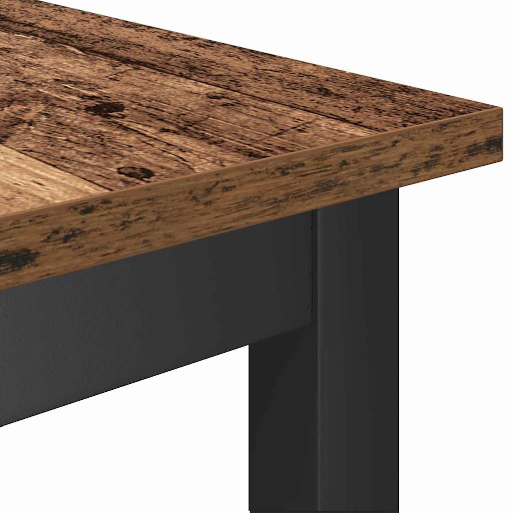 Klupa za blagovanje 2 pcs Staro drvo 100 x 32,5 x 48,5 cm