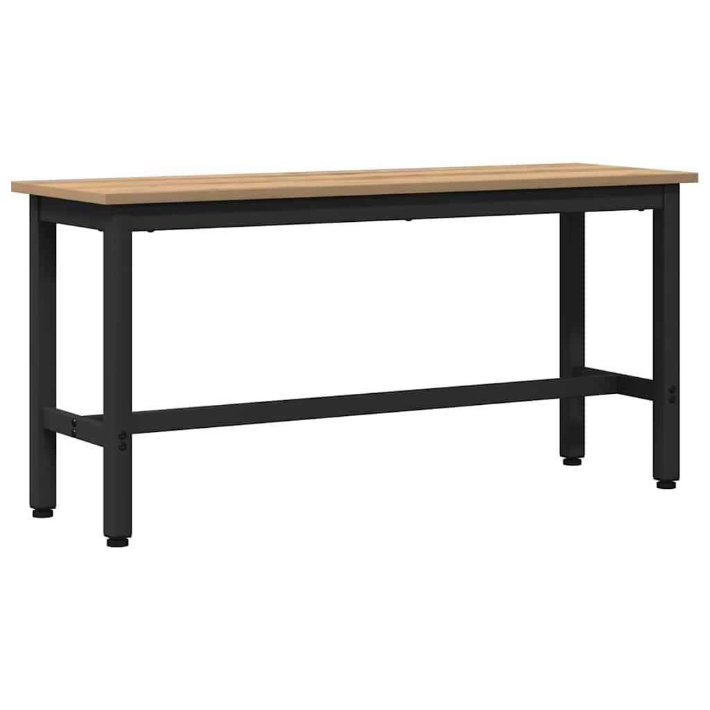 Klupa za blagovanje 2 pcs Umjetnički hrast 100 x 32,5 x 48,5 cm