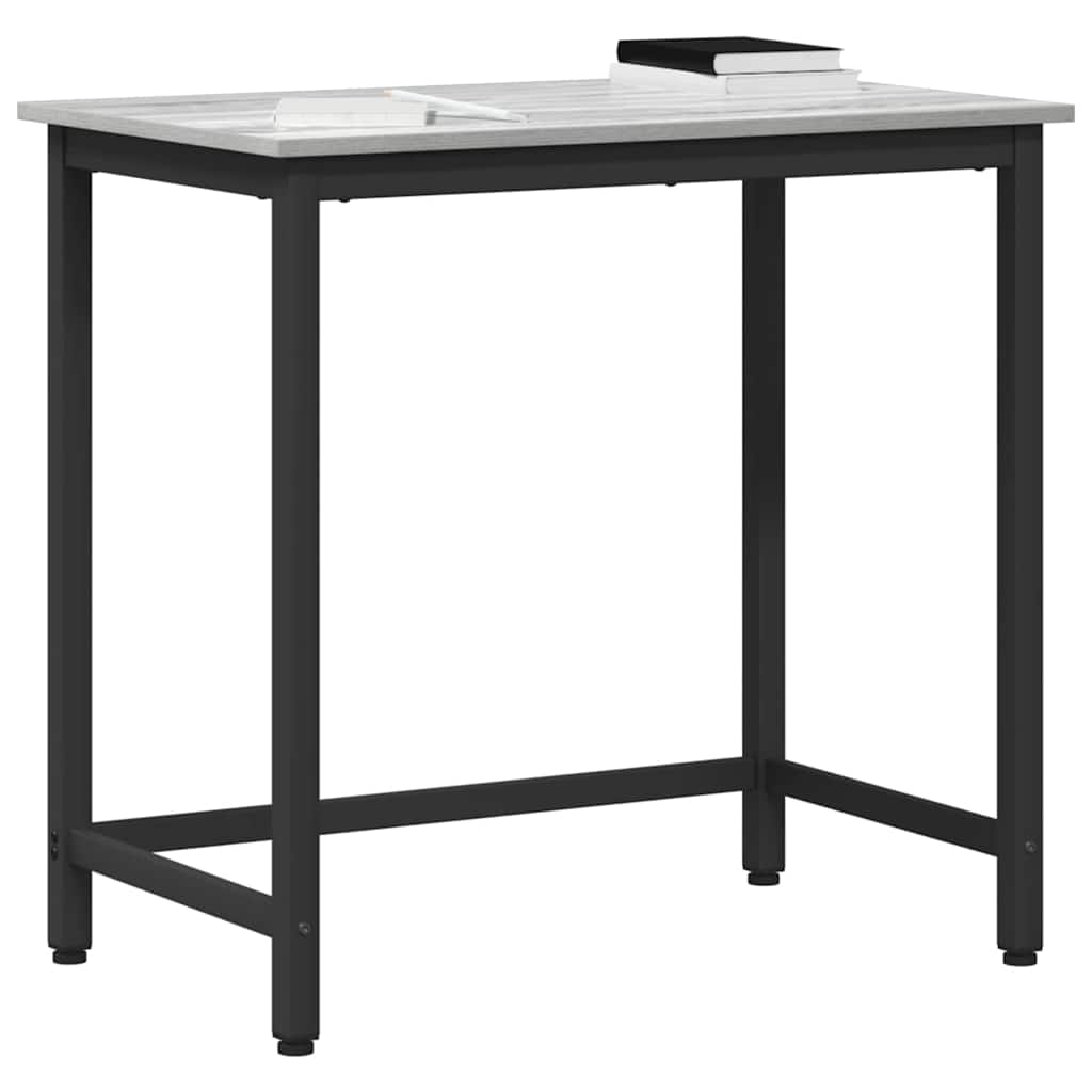 stol Siva Sonoma 100 x 50 x 76,5 cm Inženjerska drva i čelik
