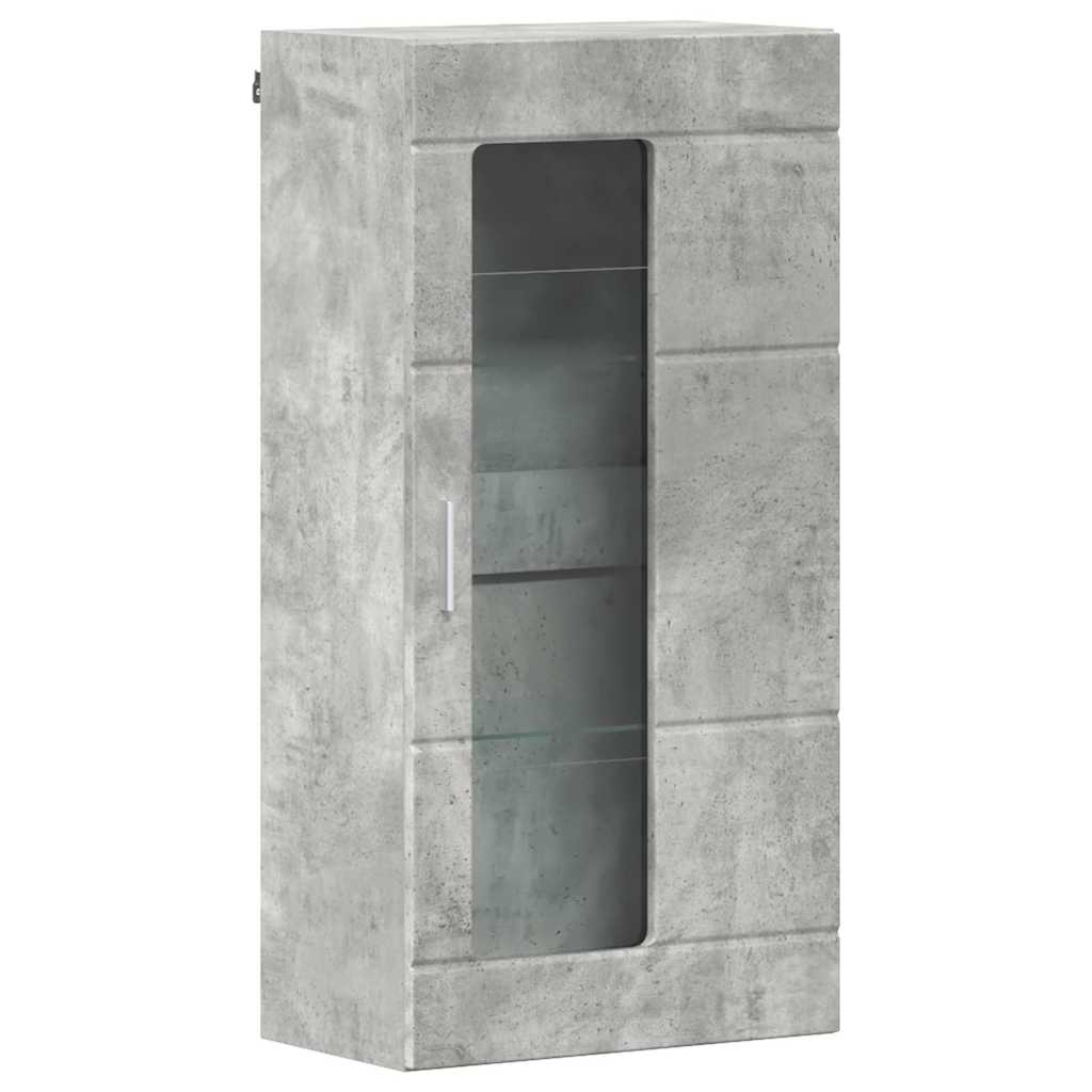 Drveni ormar Betonski sivi 50 x 29 x 100 cm Konstruirano drvo