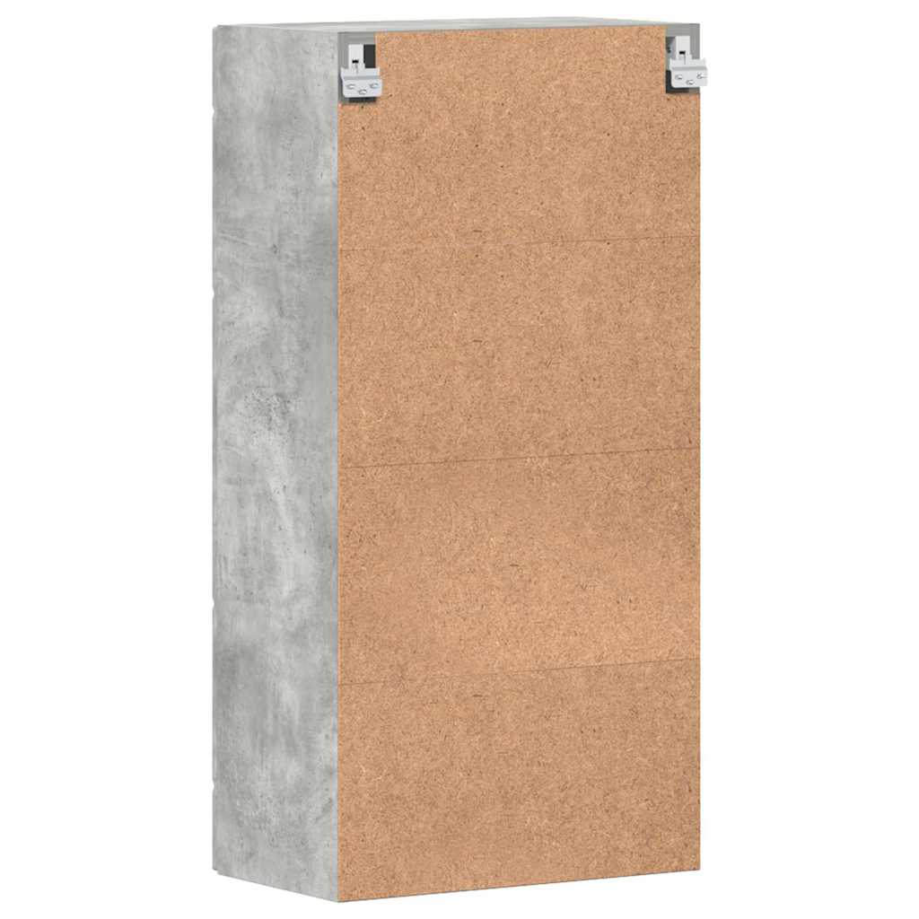 Drveni ormar Betonski sivi 50 x 29 x 100 cm Konstruirano drvo