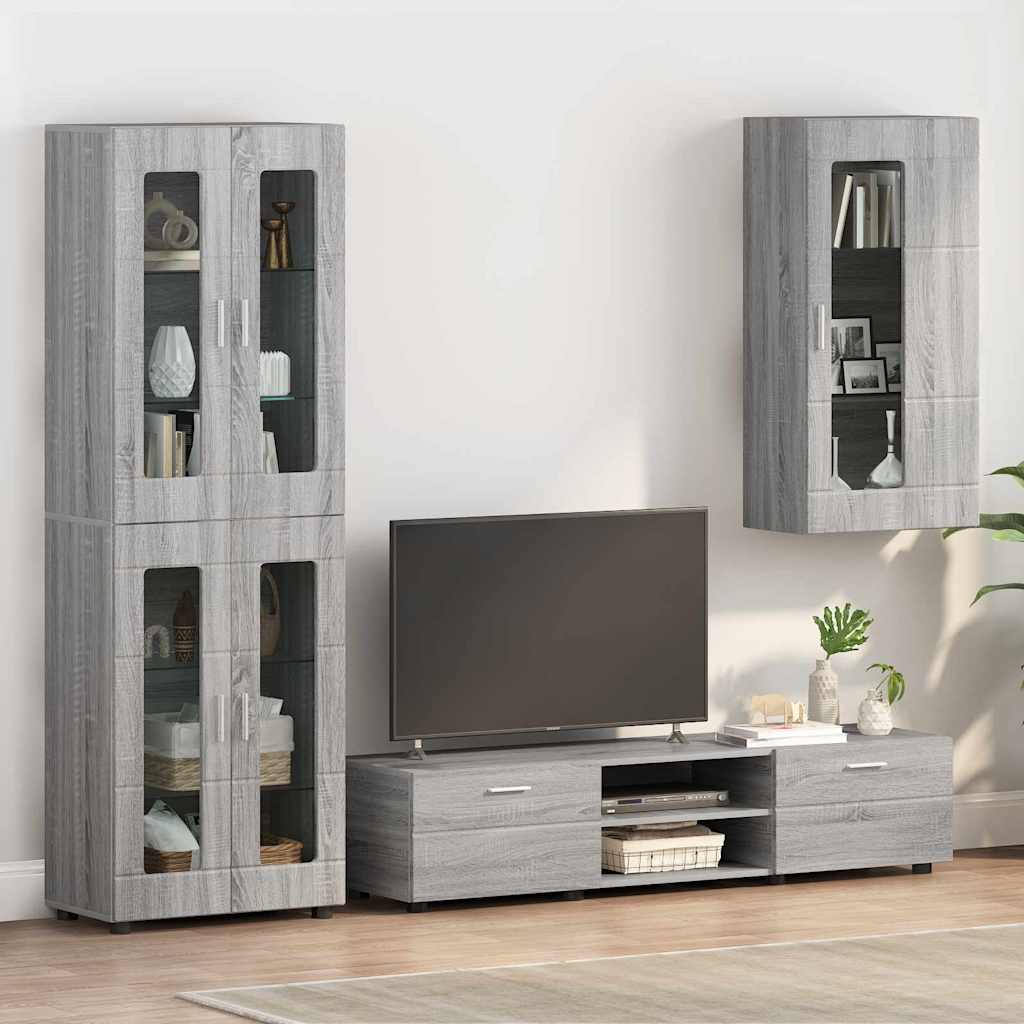 Drveni ormar Siva Sonoma 50 x 29 x 100 cm Konstruirano drvo