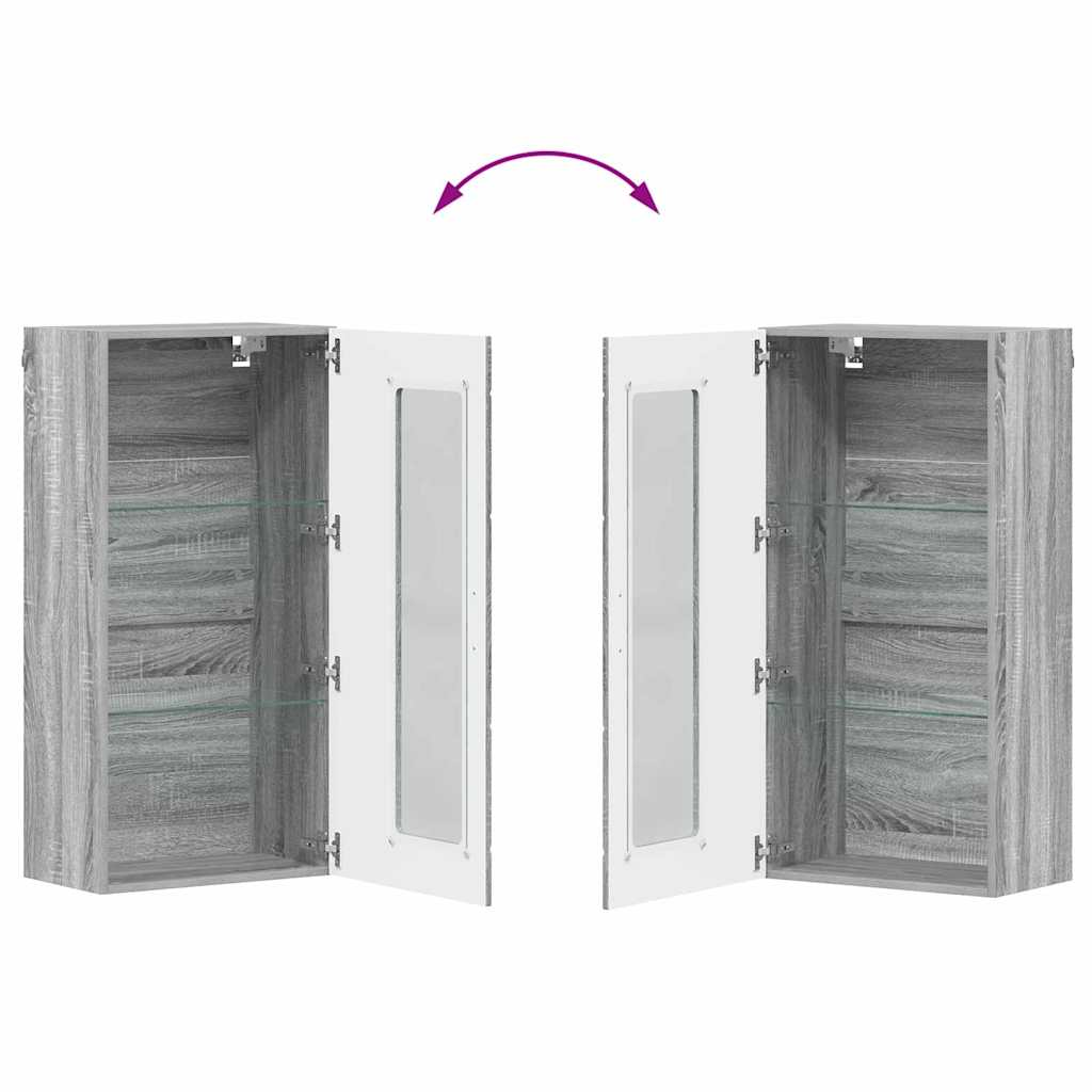 Drveni ormar Siva Sonoma 50 x 29 x 100 cm Konstruirano drvo