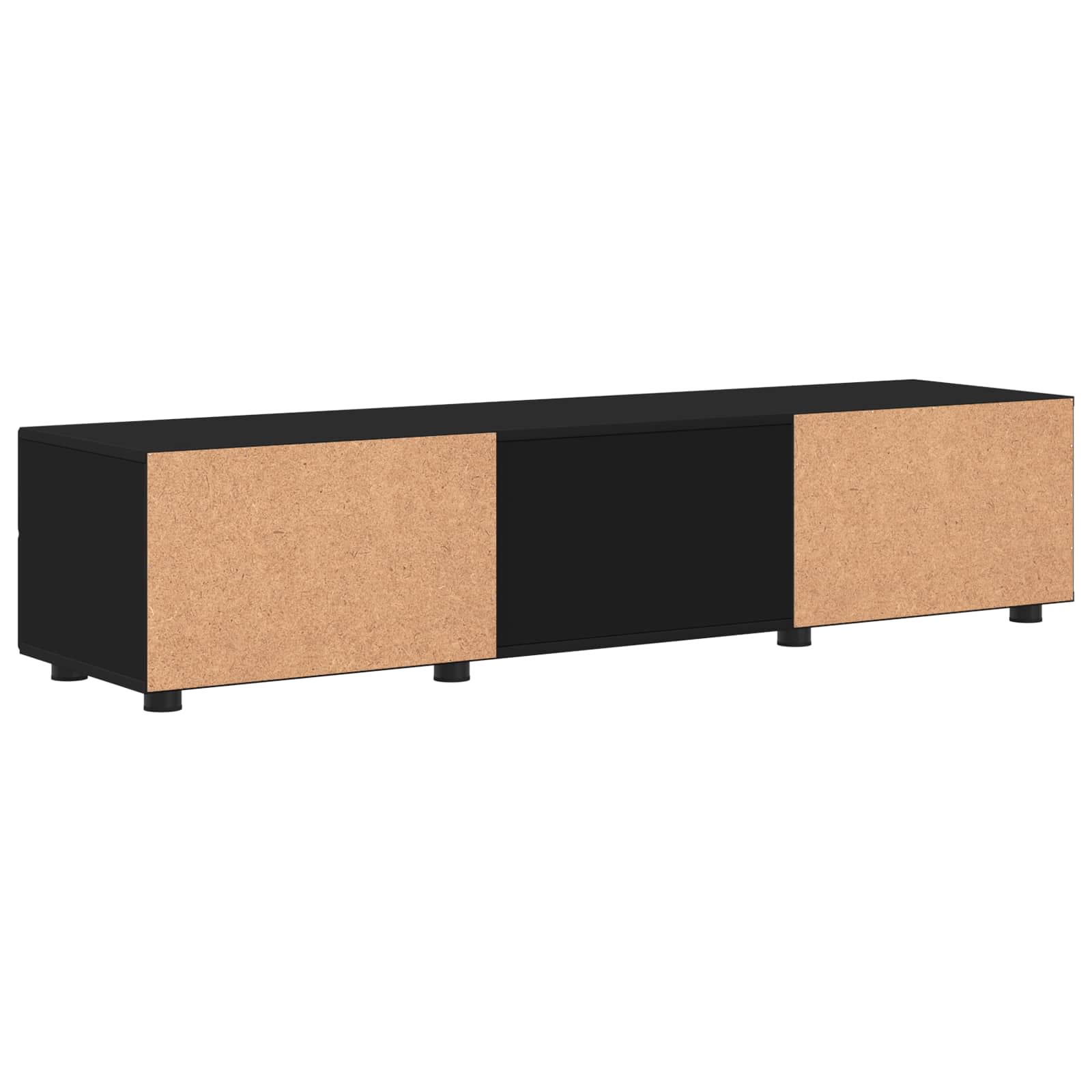 Drveni ormar s ladicama Crna 150 x 39 x 30 cm Konstruirano drvo