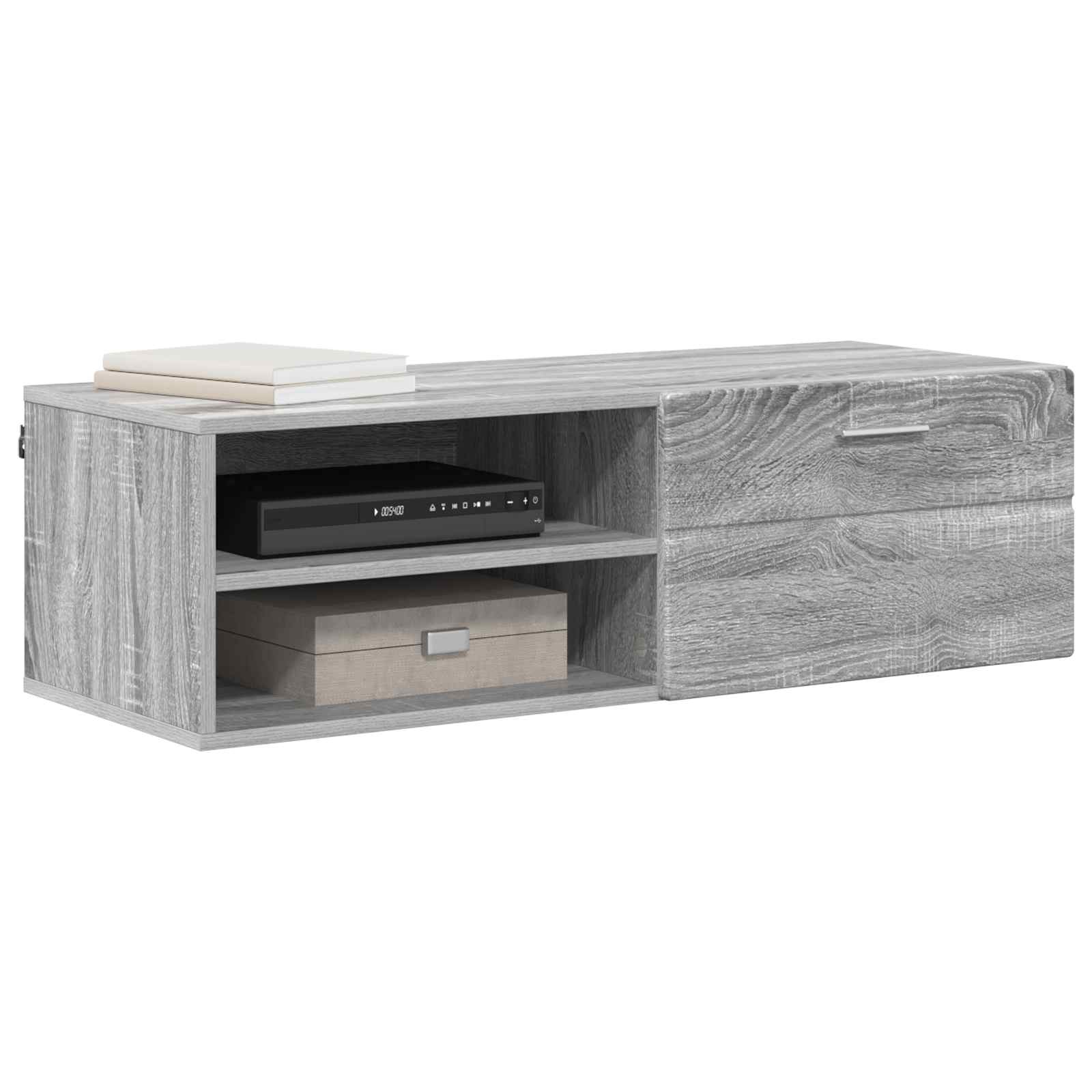 Drveni ormar Siva Sonoma 100,5 x 39 x 30 cm Konstruirano drvo