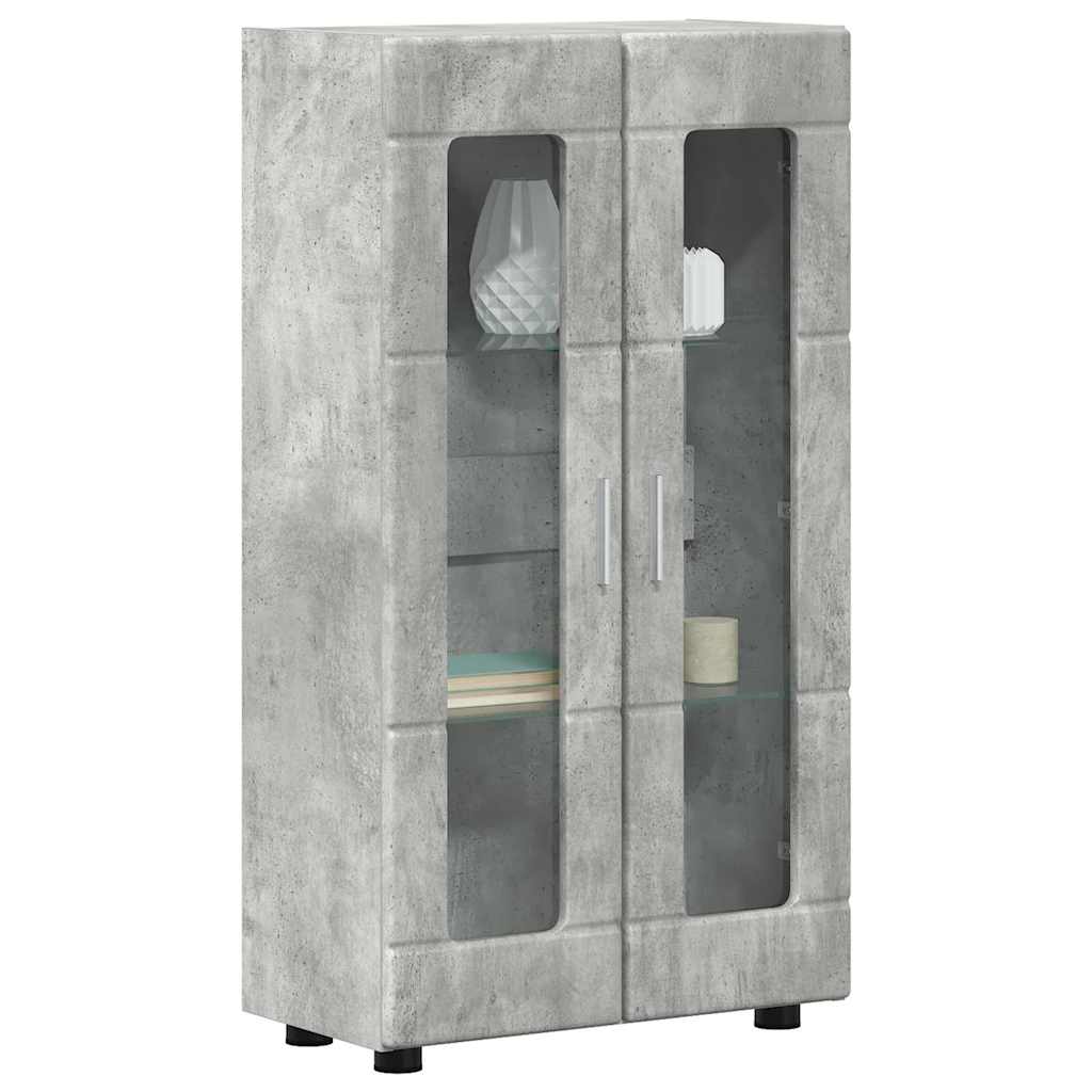 Kreveta s policom FLORIN Betonski sivi 55,5 x 29 x 100 cm