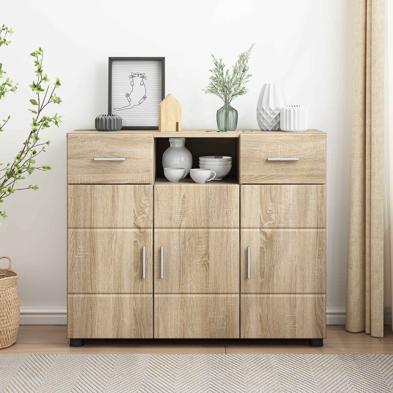 Drveni ormar Sonoma hrast 88,5 x 30,5 x 73 cm Konstruirano drvo