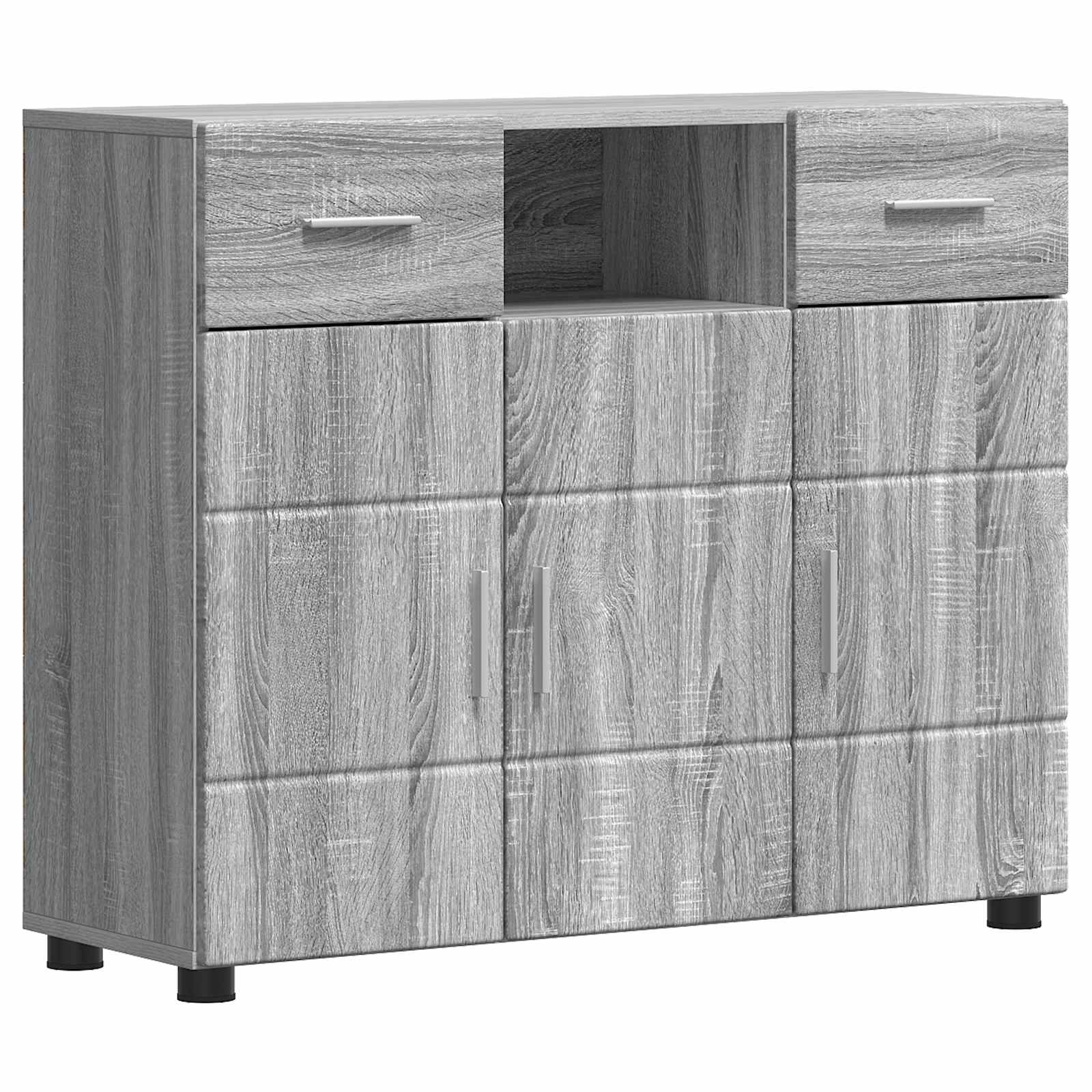Drveni ormar Siva Sonoma 88,5 x 30,5 x 73 cm Konstruirano drvo