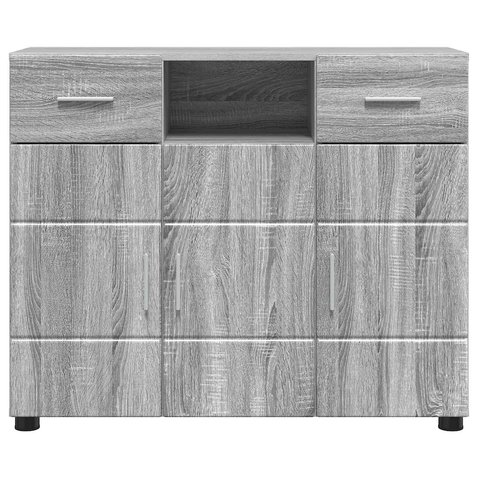 Drveni ormar Siva Sonoma 88,5 x 30,5 x 73 cm Konstruirano drvo