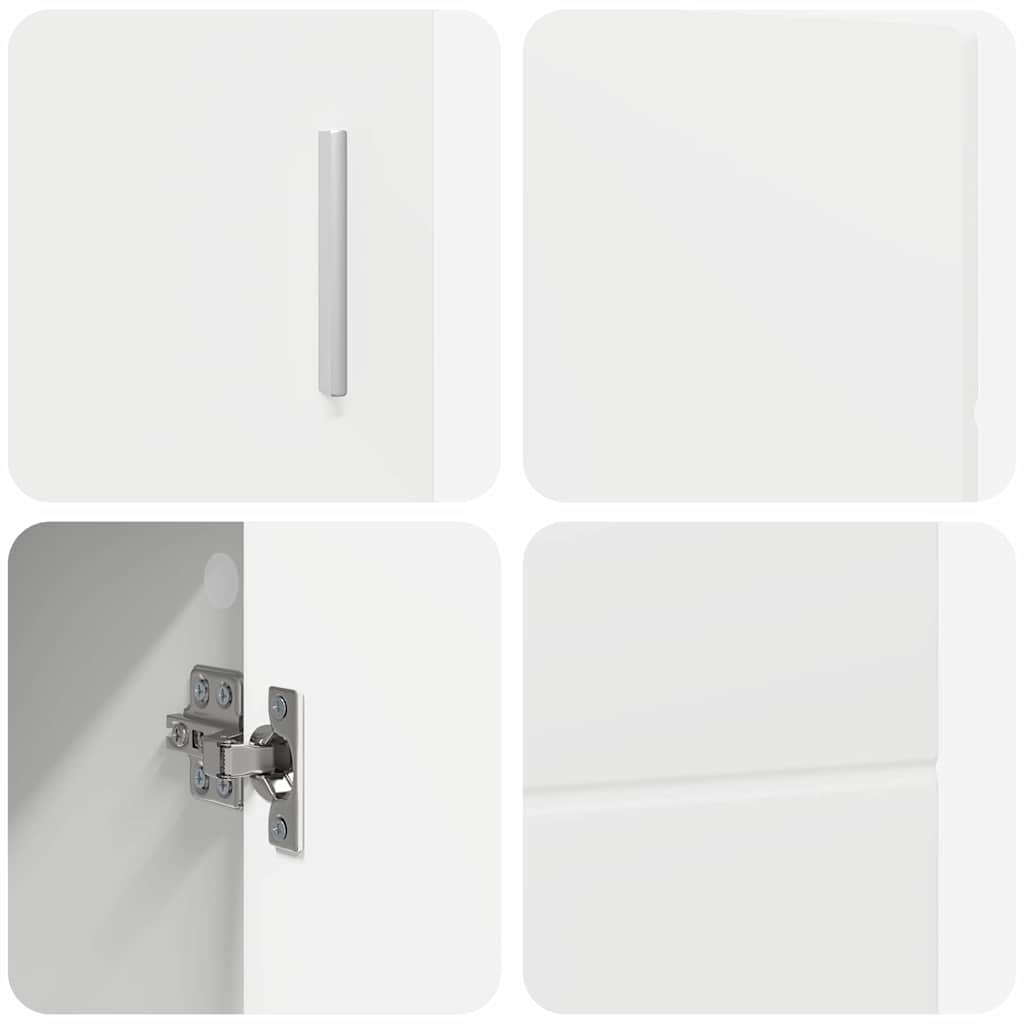 Kreveta FLORIN Bijelo 88,5 x 30,5 x 55,5 cm Konstruirano drvo