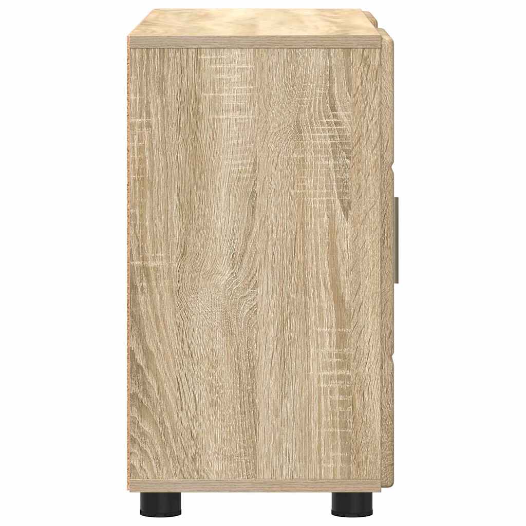 Kreveta s policom FLORIN Sonoma hrast 88,5 x 30,5 x 55,5 cm