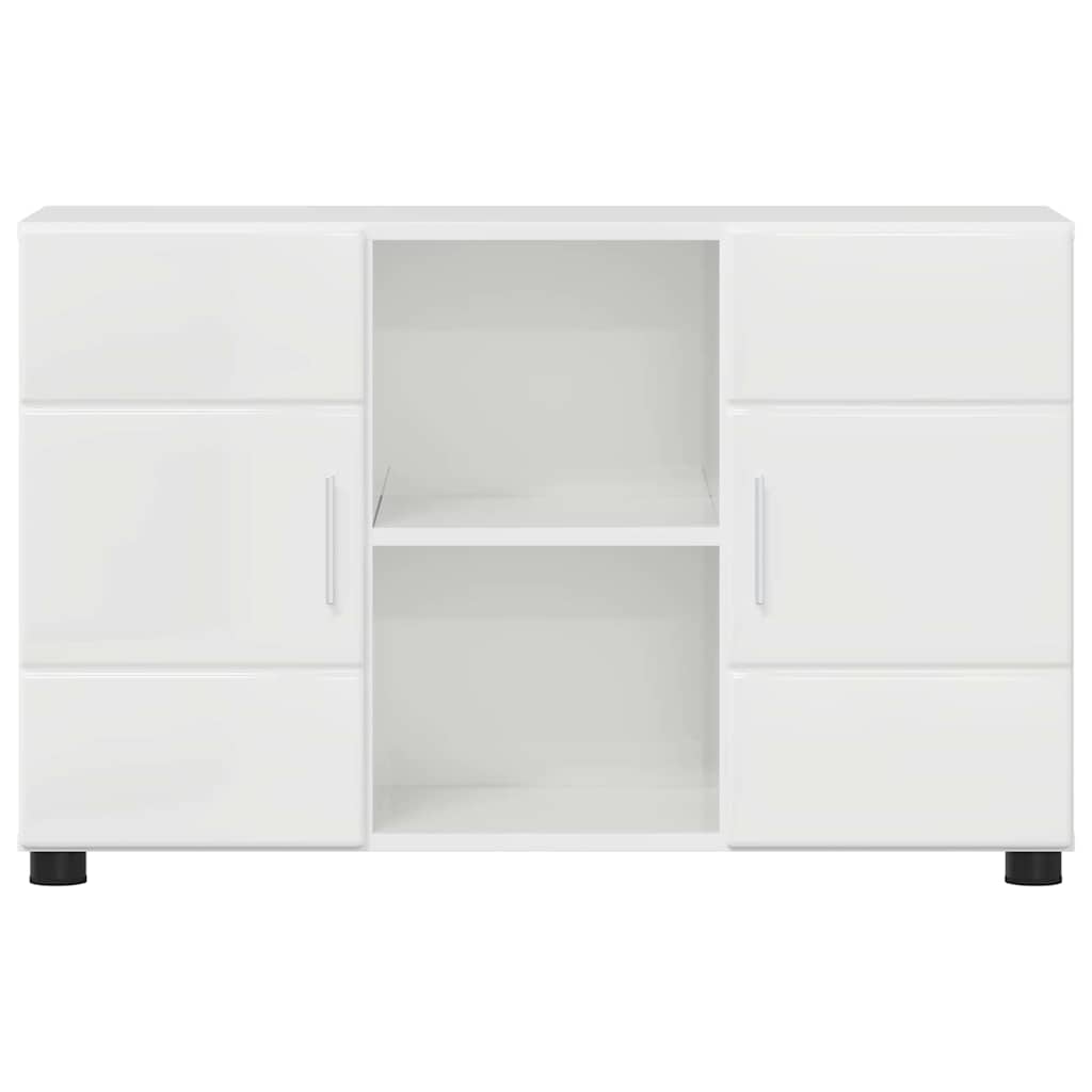 Kreveta FLORIN Visoki sjaj bijela 88,5 x 30,5 x 55,5 cm