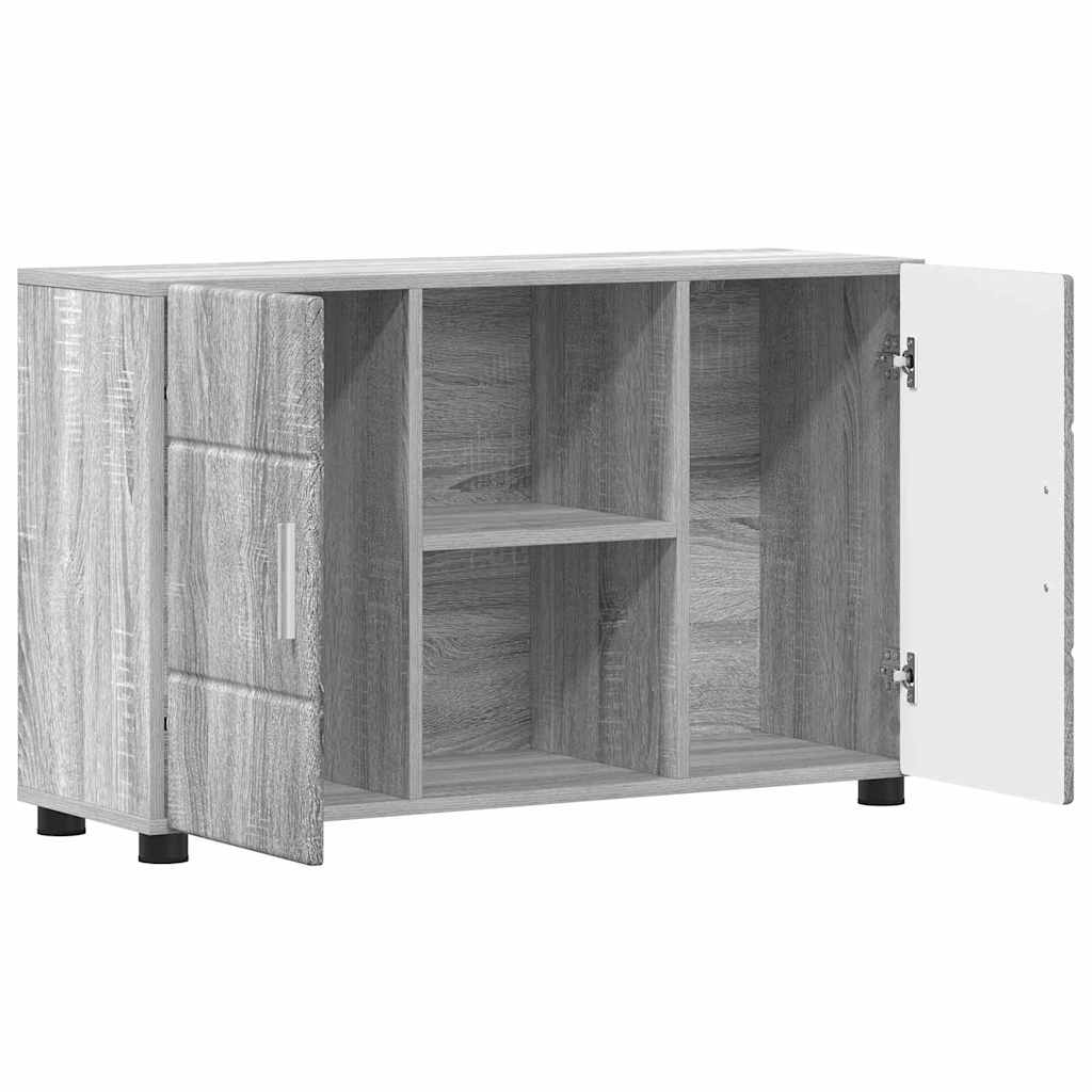 Kreveta s policom FLORIN Siva Sonoma 88,5 x 30,5 x 55,5 cm