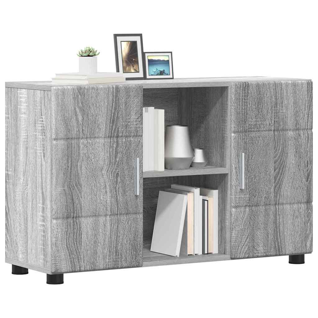 Kreveta s policom FLORIN Siva Sonoma 88,5 x 30,5 x 55,5 cm