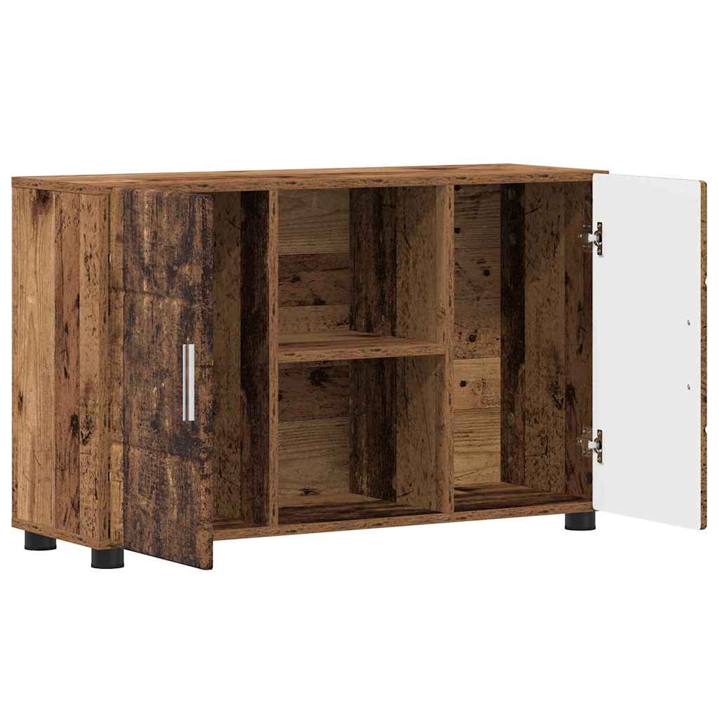 Kreveta s policom FLORIN Staro drvo 88,5 x 30,5 x 55,5 cm