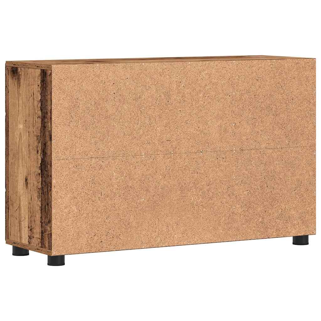 Kreveta s policom FLORIN Staro drvo 88,5 x 30,5 x 55,5 cm