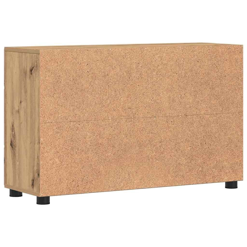 Kreveta s policom FLORIN Umjetnički hrast 88,5 x 30,5 x 55,5 cm